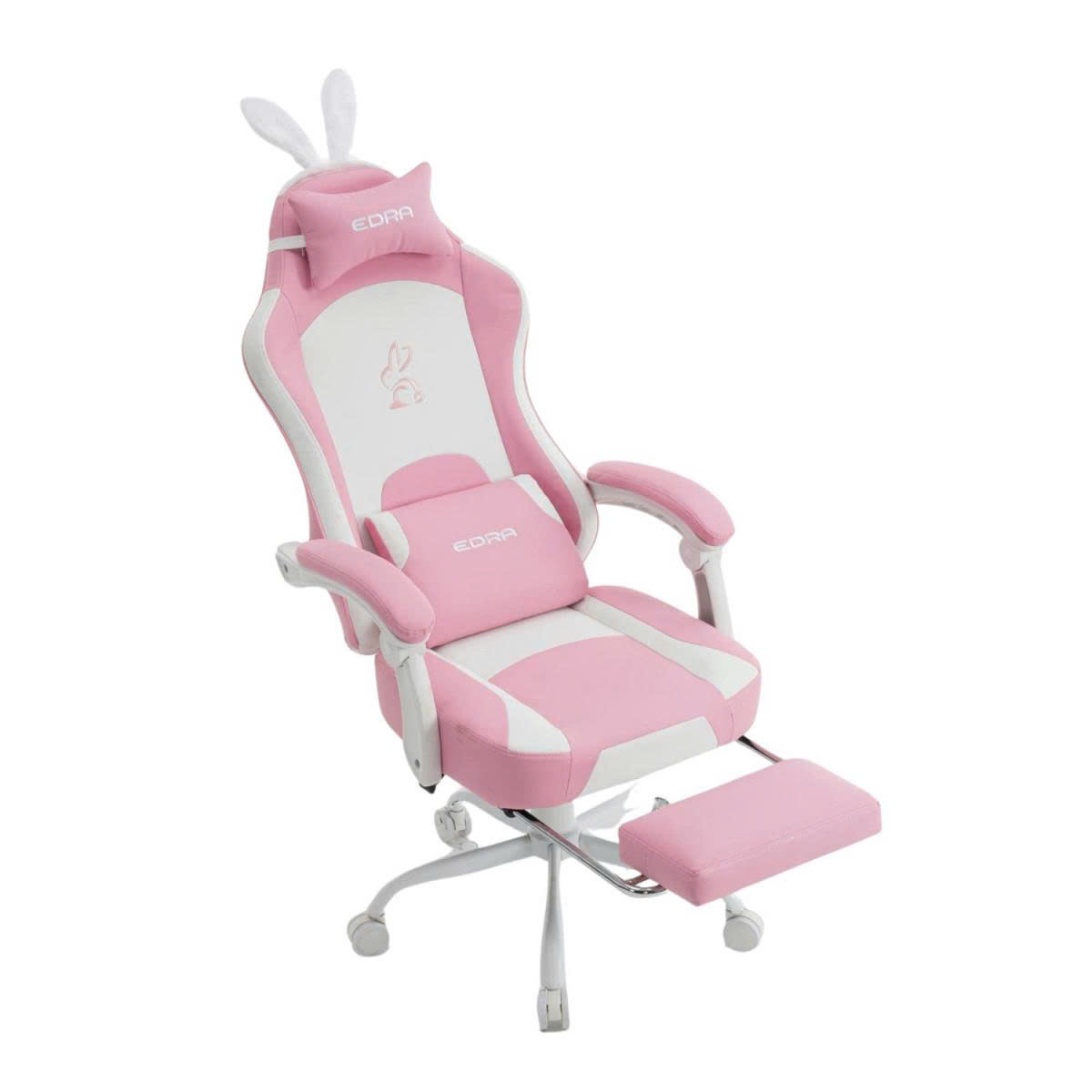 Ghế gaming EDRA Rabbit EGC238 Pink White