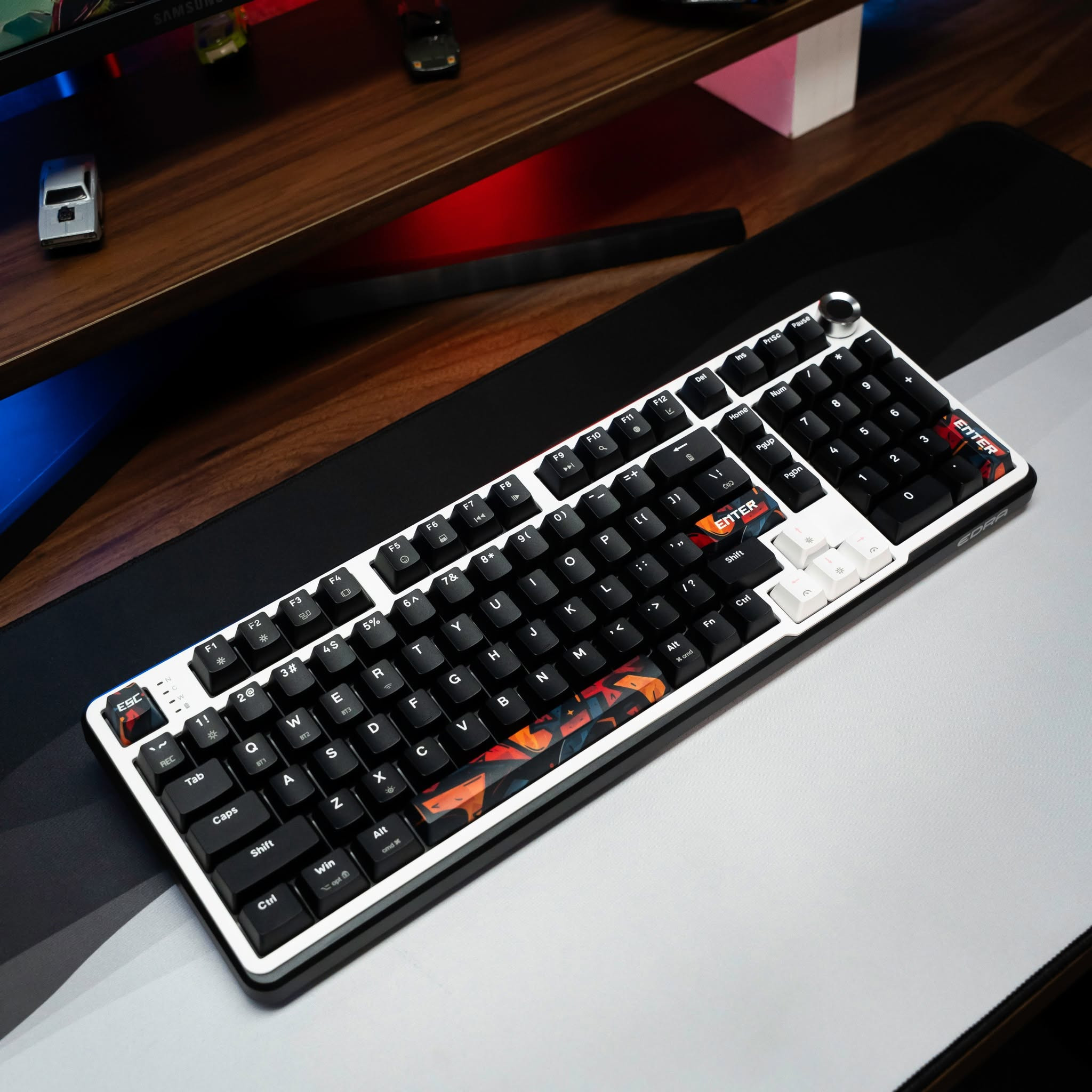 Bàn phím cơ không dây EDRA EK398S Triple Mode