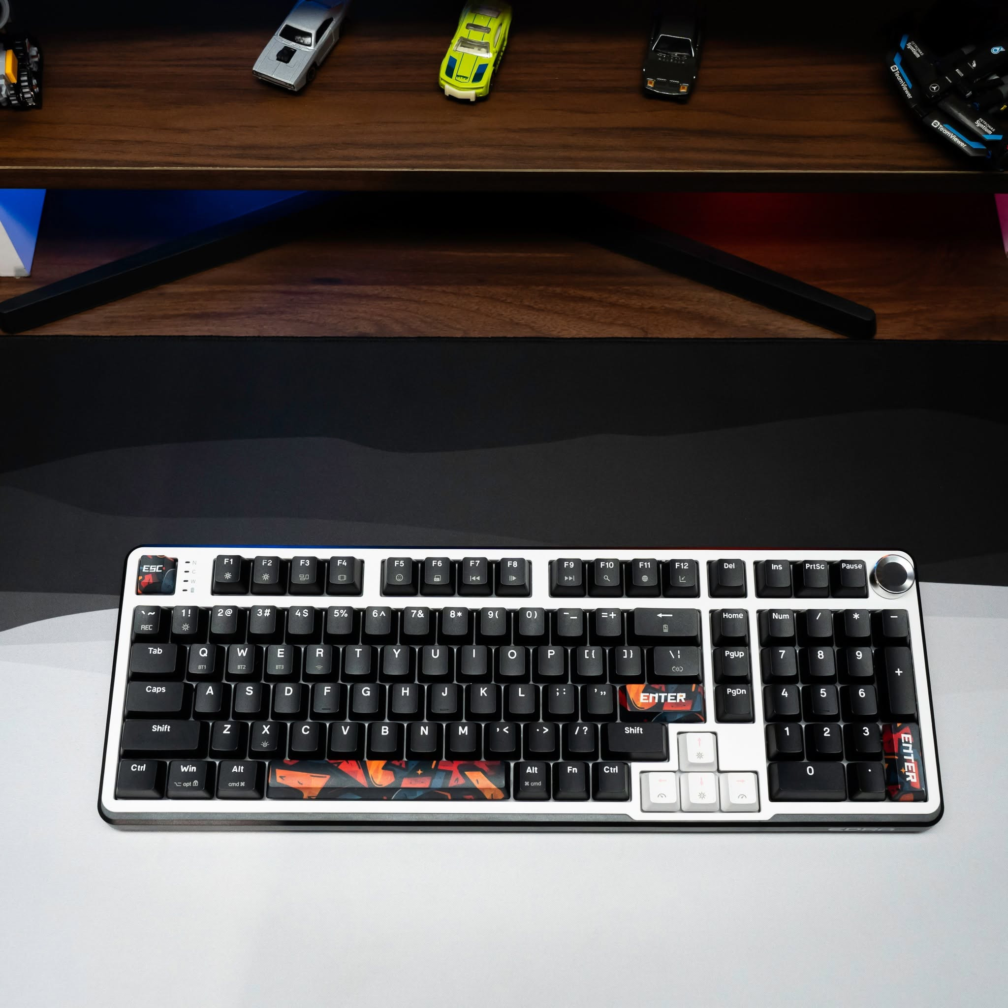 Bàn phím cơ không dây EDRA EK398S Triple Mode