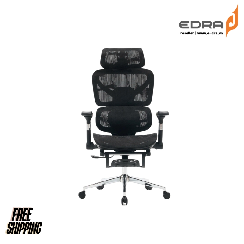 Ghế công thái học EDRA EEC230M - Lưng dưới có con lăn massage